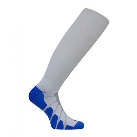 SS 2011 Performance Sports Plantar Fasciitis OTC Knee High Compression Socks, White - Large